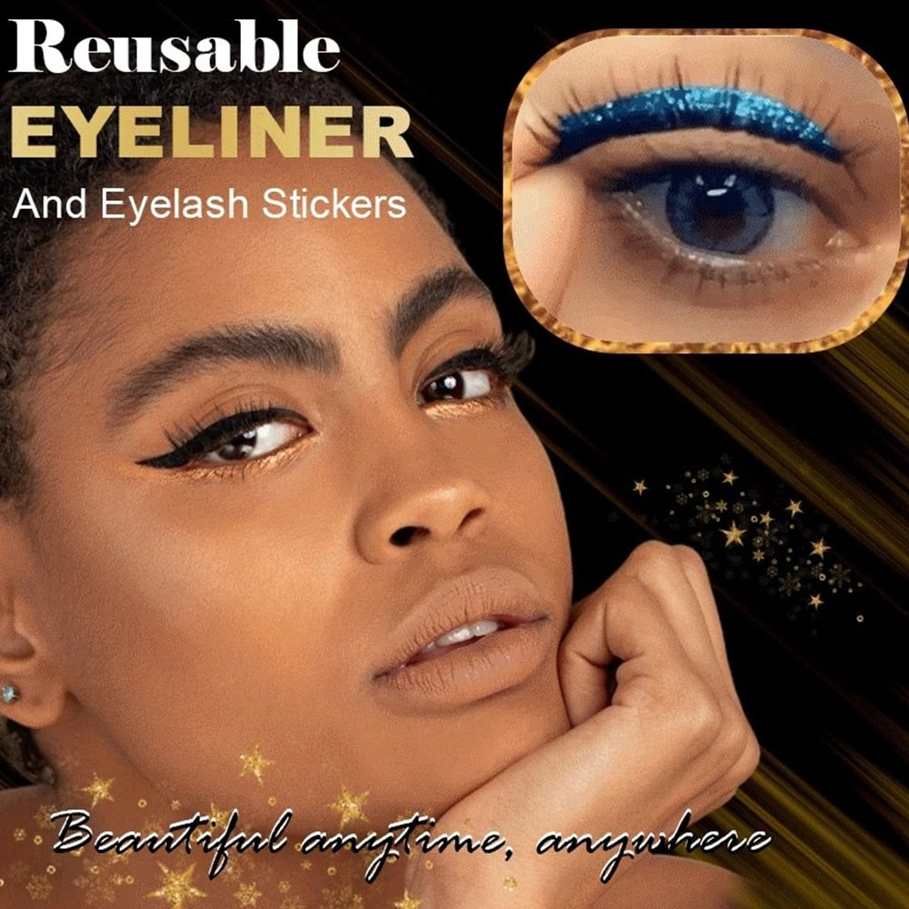Eyeliner Eyelashes Sticker